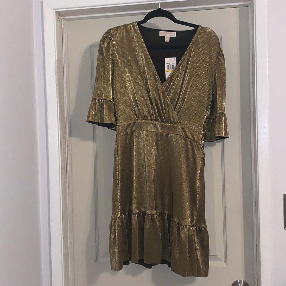 Gold Michael Kors Dress